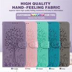 Imprinted Tree Deer Full Protection PU Leather Phone Stand Cover Wallet Case for OnePlus Nord CE 5G