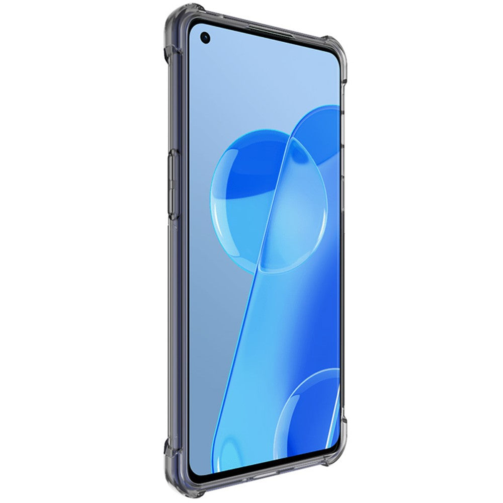 IMAK Corner Airbags Fallskyddande Flexibelt TPU Slät mobilskal med Skärmskydd för OnePlus 9RT 5G