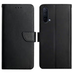 Solid Color Smooth Touch Nappa Texture Genuine Leather Outer Cover + Soft TPU Inner Shell with Stand Wallet for OnePlus Nord CE 5G