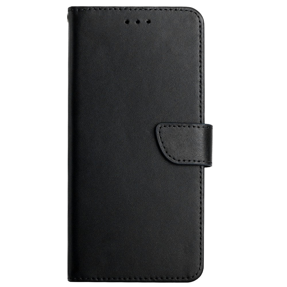 Solid Color Smooth Touch Nappa Texture Genuine Leather Outer Cover + Soft TPU Inner Shell with Stand Wallet for OnePlus Nord CE 5G