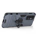 Hybridskyddsskal i TPU + hårt PC med metallstativ för OnePlus 9RT 5G