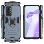 Hybridskyddsskal i TPU + hårt PC med metallstativ för OnePlus 9RT 5G