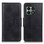 Crazy Horse Texture Phone Case Plånboksfodral med stativdesign i PU-läder, magnetiskt spänne, mobilskydd för OnePlus 10 Pro 5G