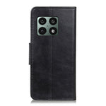 Crazy Horse Texture Phone Case Plånboksfodral med stativdesign i PU-läder, magnetiskt spänne, mobilskydd för OnePlus 10 Pro 5G