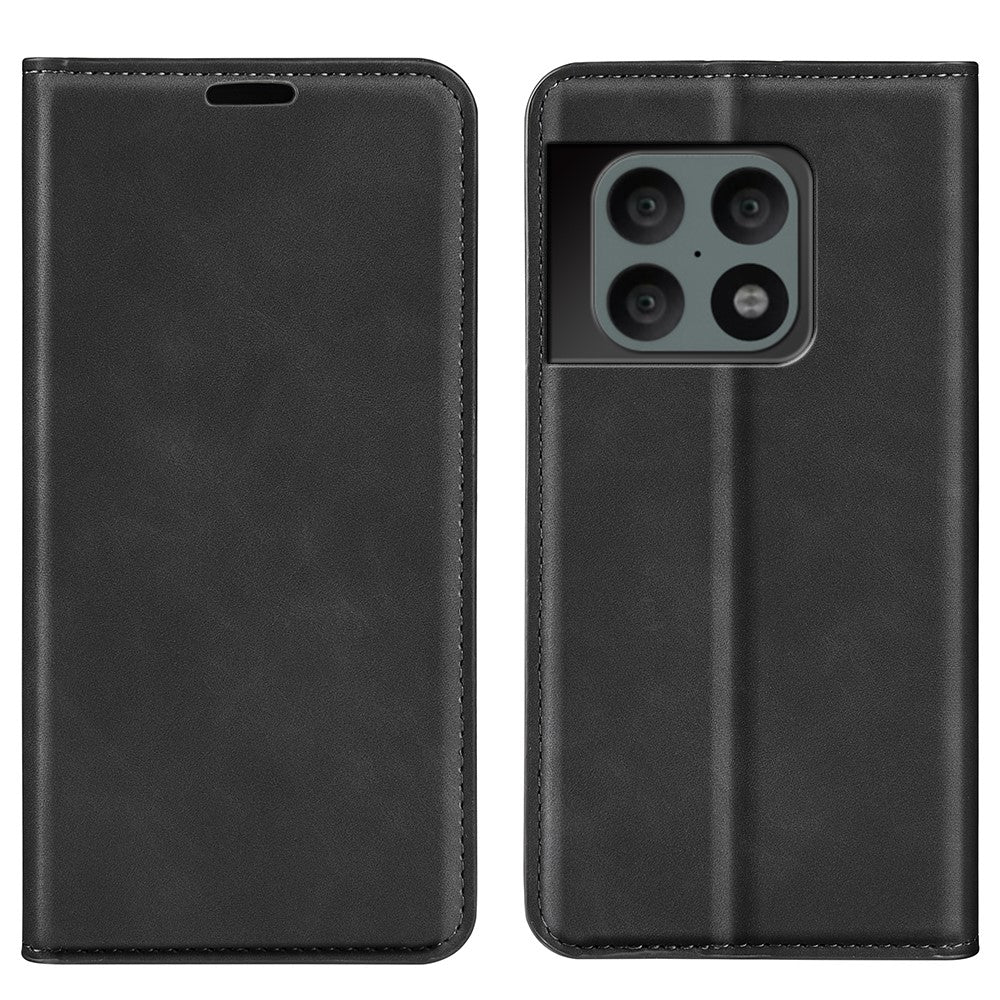 Hudvenligt PU-lædercover med automatisk magnetlukning, pung og stander til OnePlus 10 Pro 5G