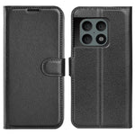 PU-lædercover med litchi-tekstur og magnetisk lukning, ridsefast mobilcover med stativ, pung til OnePlus 10 Pro 5G