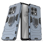 Dual-Layer Soft Flexible TPU Hard PC Anti-Slip Protective Phone Case with Kickstand for OnePlus 10 Pro 5G