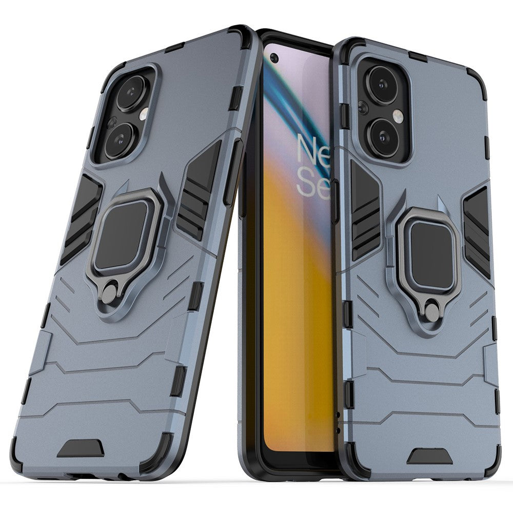Ringstöd Fallskydd PC + TPU mobilskal Skyddande Skal för OnePlus Nord N20 5G / Reno8 Lite 5G
