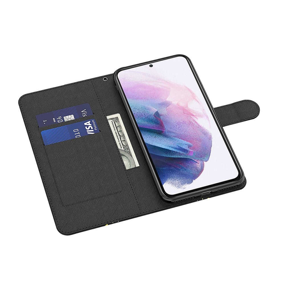 3D Pattern Printing Scratch-resistant Phone Cover PU Leather Wallet Stand Phone Case with Strap for OnePlus Nord 2 5G