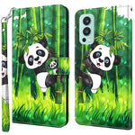 3D Pattern Printing Scratch-resistant Phone Cover PU Leather Wallet Stand Phone Case with Strap for OnePlus Nord 2 5G