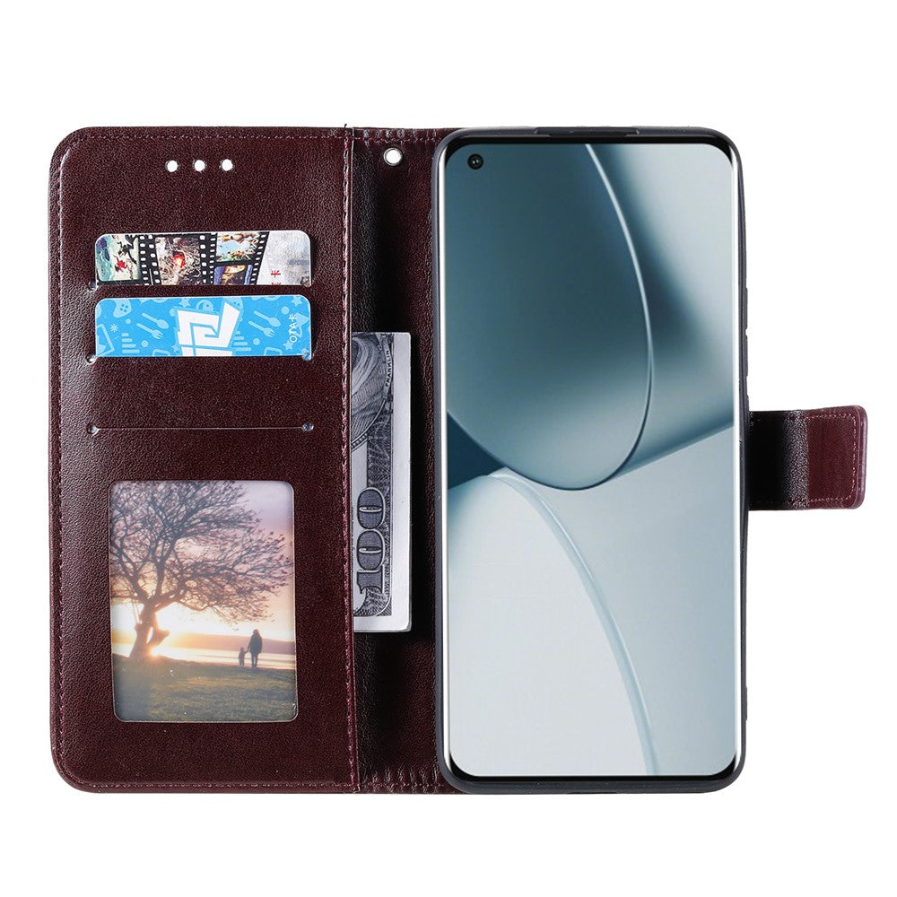 Imprinted Mandala Flower Stand Wallet Leather Cover PU Leather Full Protection Phone Case with Strap for OnePlus 10 Pro 5G