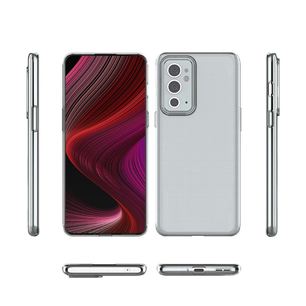 Reptåligt, stötsäkert, genomskinligt TPU-skal för OnePlus 9RT 5G