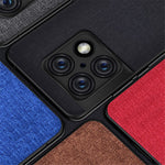 For OnePlus 10 Pro 5G Cloth Coated TPU + PC Shockproof Mobile Phone Hybrid Case Cover