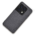 For OnePlus 10 Pro 5G Cloth Coated TPU + PC Shockproof Mobile Phone Hybrid Case Cover