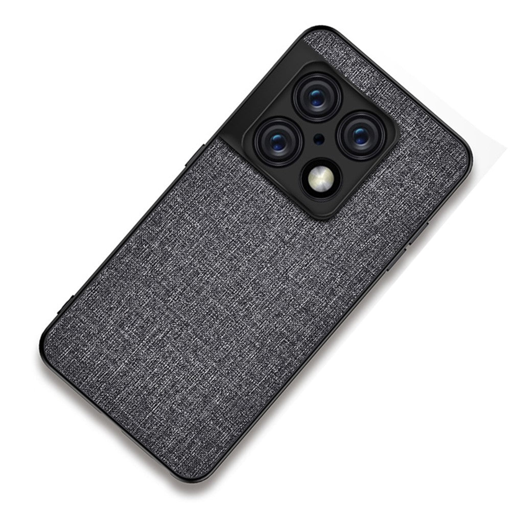 For OnePlus 10 Pro 5G Cloth Coated TPU + PC Shockproof Mobile Phone Hybrid Case Cover