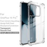 IMAK for OnePlus 10 Pro 5G Anti-drop Anti-scratch Enhanced Four Corners Soft TPU Cell Phone Case with Screen Protector