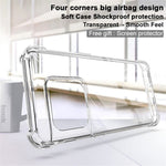 IMAK for OnePlus 10 Pro 5G Anti-drop Anti-scratch Enhanced Four Corners Soft TPU Cell Phone Case with Screen Protector