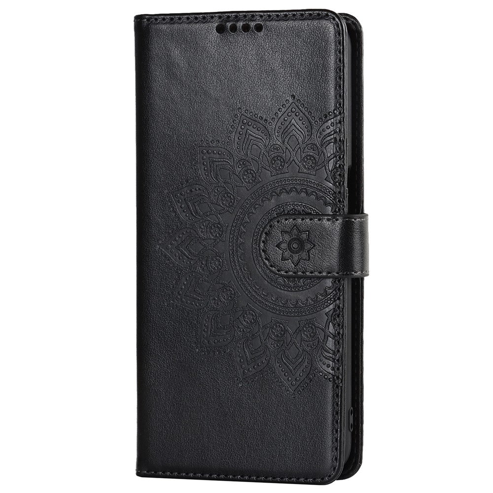OnePlus Nord N200 5G R61 Texturerad Söm Mönster Präglat Läderfodral Stativ Plånboksfodral