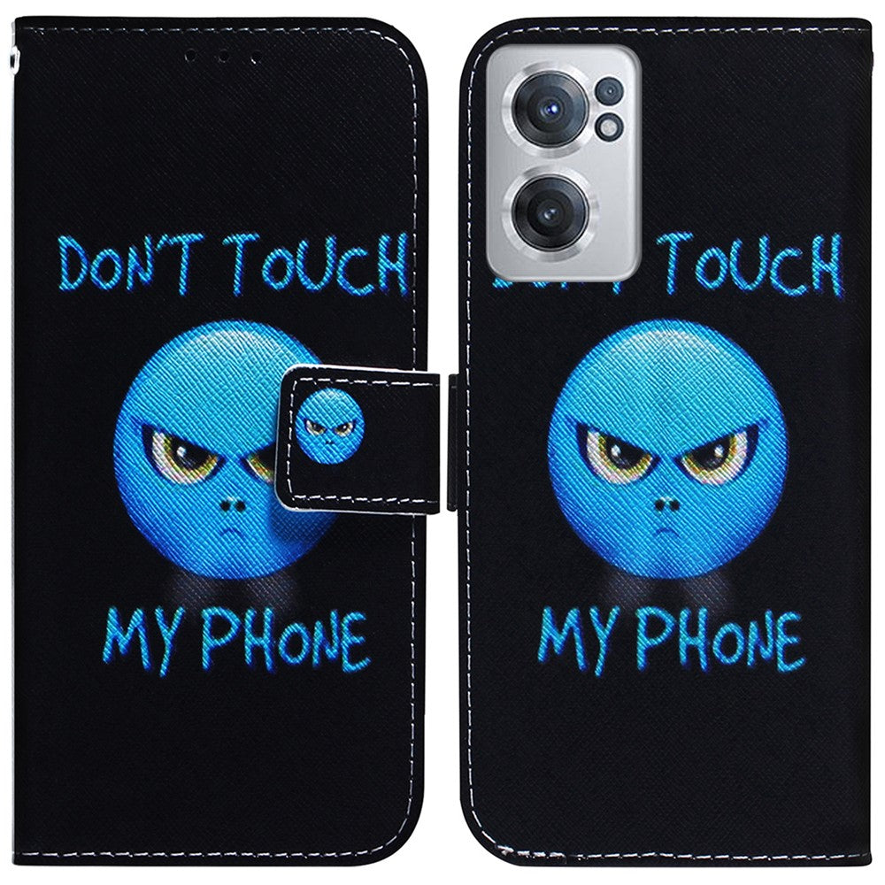 Wallet Phone Case for OnePlus Nord CE 2 5G Pattern Printed PU Leather Folio Flip Cover Magnetic Closure Shell with Stand