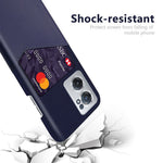 For OnePlus Nord CE 2 5G Card Slots Phone Case Cloth + PC + PU Leather Fall Proof Back Cover