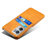 For OnePlus Nord CE 2 5G Phone Case Dual-layer Protection PU Leather Coated Hard PC Cover Two Card Slots Mobile Phone Protector