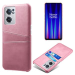 For OnePlus Nord CE 2 5G Phone Case Dual-layer Protection PU Leather Coated Hard PC Cover Two Card Slots Mobile Phone Protector