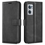 Plånboksfodral för OnePlus Nord CE 2 5G, skyddande folio-flipfodral, magnetisk stängning, PU-läderfodral med stativ