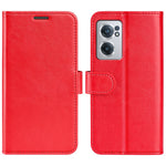 Crazy Horse Texture Wallet Phone Case for OnePlus Nord CE 2 5G Magnetic Clasp PU Leather Folio Flip Stand Cover