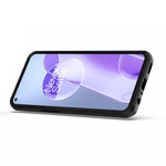 Til OnePlus Nord CE 2 5G TPU+ hårdt PC-cover Anti-fald sammenklappelig ringstativ bagcover
