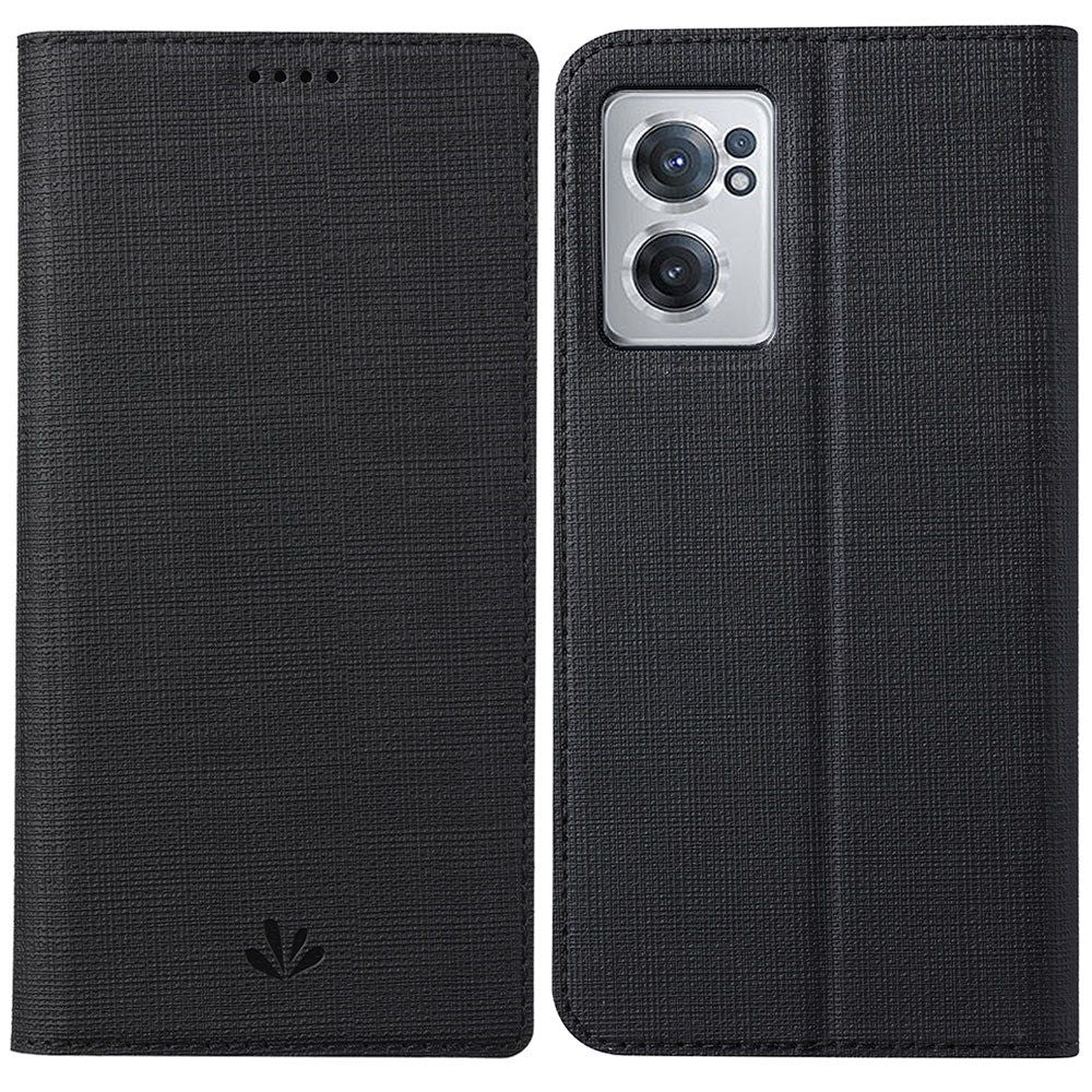 VILI DMX Series for OnePlus Nord CE 2 5G, Automatic Absorption Leather Phone Case Stand Cover with Single Card Slot
