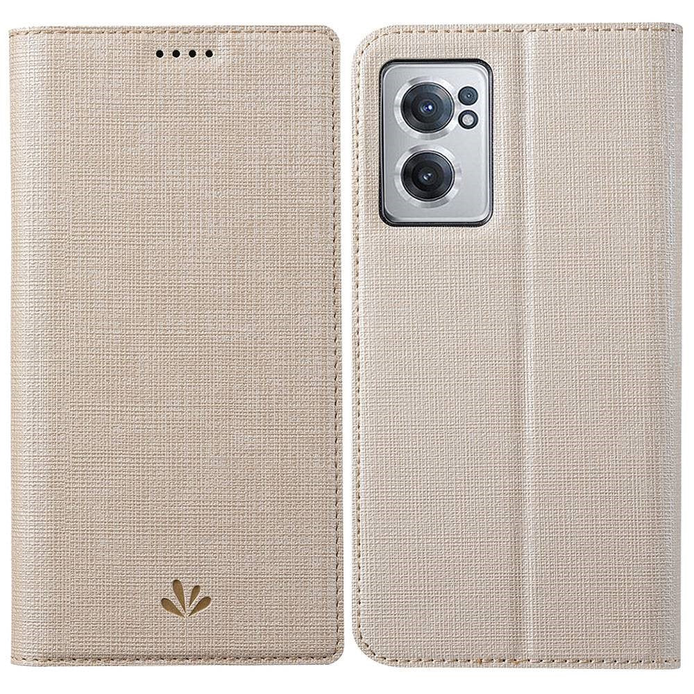 VILI DMX Series for OnePlus Nord CE 2 5G, Automatic Absorption Leather Phone Case Stand Cover with Single Card Slot