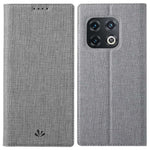 VILI DMX-serien till OnePlus 10 Pro 5G, självabsorberande läderfodral med stativ och kortplats