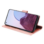 OnePlus Nord N20 5G Mandala Blomma Präglat PU Läder Plånboksfodral Hopfällbart Stativ Skyddande Fodral med Rem