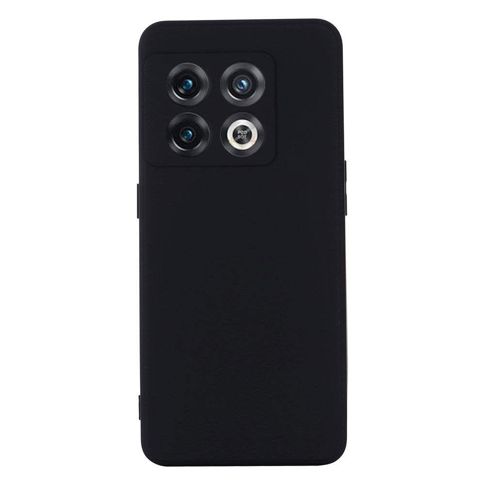 OnePlus 10 Pro flytande silikonmobilskal silkeslent mjukt lätt smalt exakt utskärningsskydd med rem