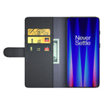 For OnePlus Nord CE 2 5G Drop Proof Wallet Case Split Leather Genuine Leather Folio Flip Stand Cover