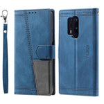 TTUDRCH 004 för OnePlus 8 Pro Skarvningsdesign Hudvänlig känsla mobilplånboksfodral RFID-blockerande PU-läderskyddande fodral