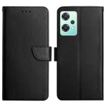 OnePlus Nord CE 2 Lite 5G / Realme 9 Pro 5G / 9 5G / V25 beskyttende pung-etui med nappatekstur i ægte læder, faldsikkert mobilcover med stativ