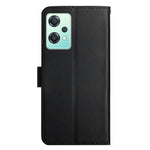 OnePlus Nord CE 2 Lite 5G / Realme 9 Pro 5G / 9 5G / V25 beskyttende pung-etui med nappatekstur i ægte læder, faldsikkert mobilcover med stativ