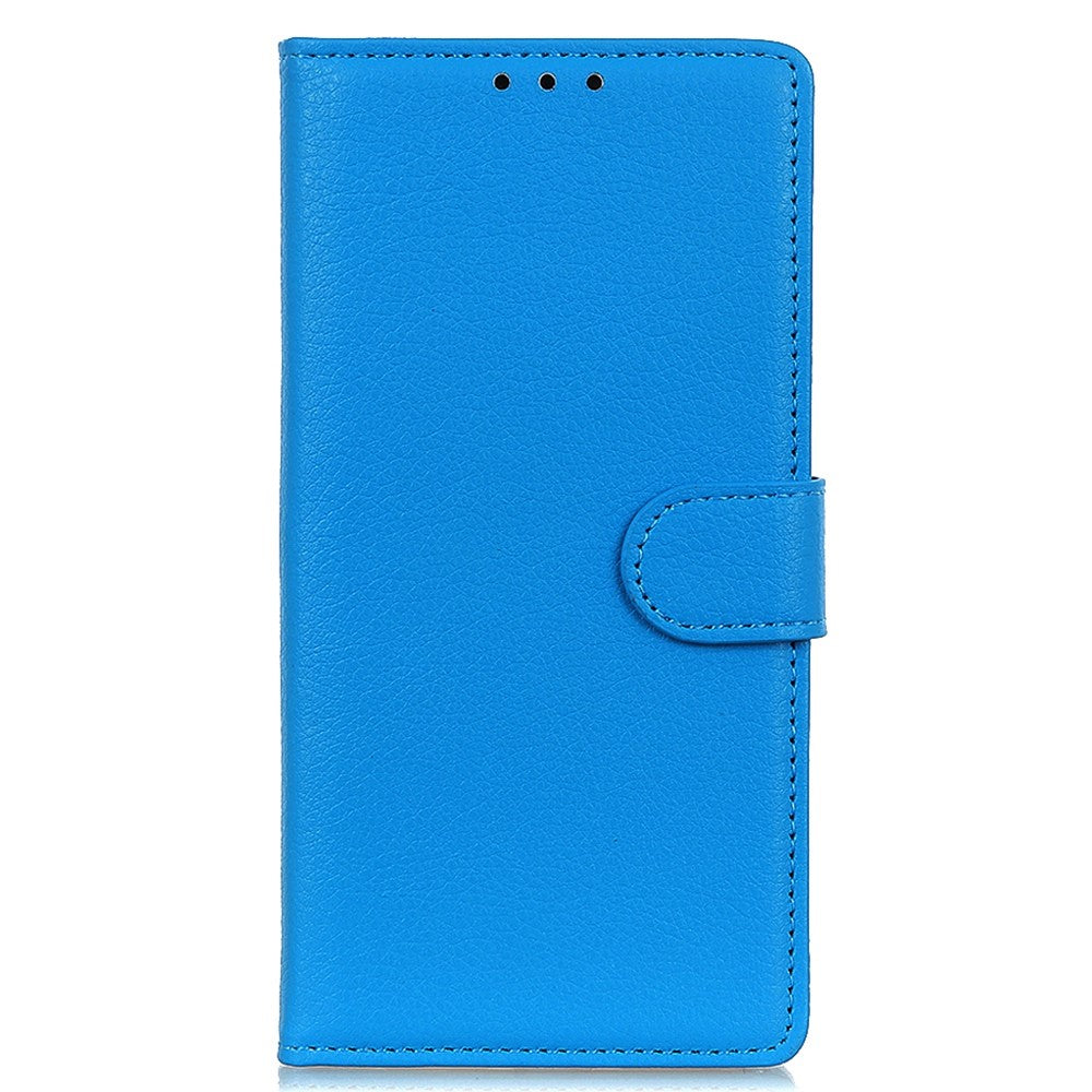 OnePlus Nord CE 2 Lite 5G Magnetiskt Mjukt PU-Läder Plånboksfodral Litchi Textur Stativ Funktion Stötsäkert Flipfodral