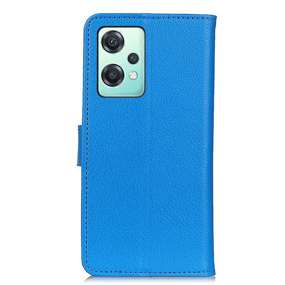 OnePlus Nord CE 2 Lite 5G Magnetiskt Mjukt PU-Läder Plånboksfodral Litchi Textur Stativ Funktion Stötsäkert Flipfodral
