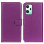OnePlus Nord CE 2 Lite 5G Magnetiskt Mjukt PU-Läder Plånboksfodral Litchi Textur Stativ Funktion Stötsäkert Flipfodral