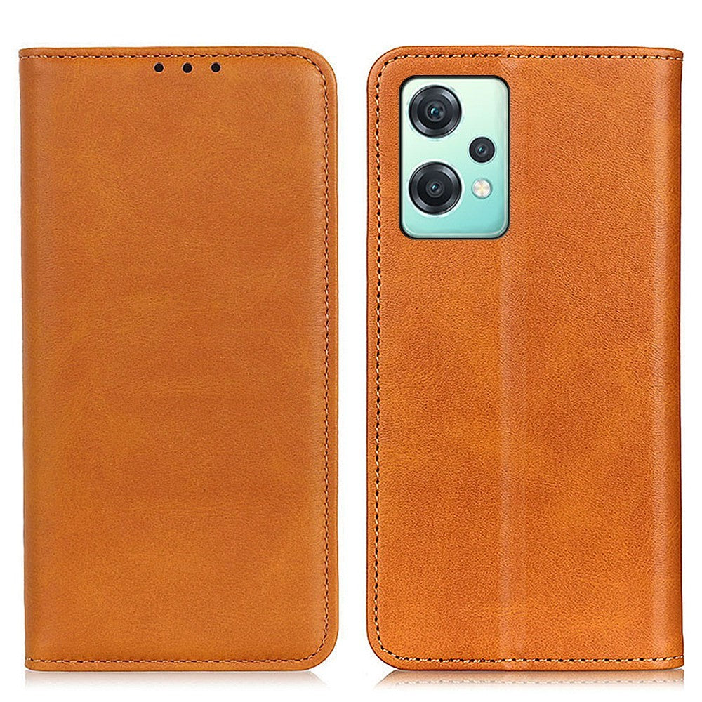 OnePlus Nord CE 2 Lite 5G Split Läder Flipfodral Plånboksdesign Stativ Stark Magnetisk Sugkraft Stötsäker TPU Invändig Skyddsskal