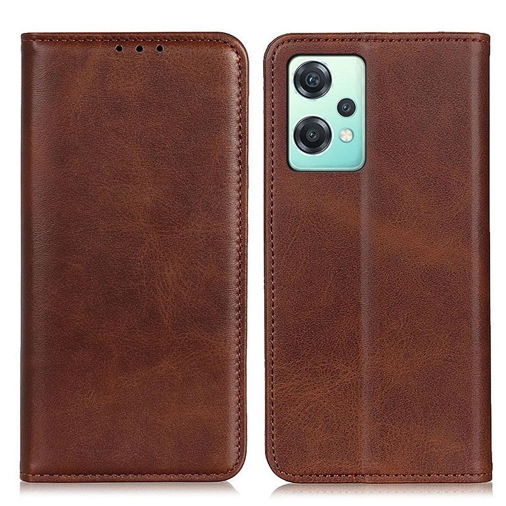 OnePlus Nord CE 2 Lite 5G Split Läder Flipfodral Plånboksdesign Stativ Stark Magnetisk Sugkraft Stötsäker TPU Invändig Skyddsskal