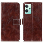Til OnePlus Nord CE 2 Lite 5G PU-læder foldbart stativ telefoncover, retro Crazy Horse tekstur, magnetisk fuldbeskyttende Folio pung-etui