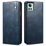 OnePlus 10R 5G/Ace 5G stødsikker læderpung med magnetisk selvabsorberende, justerbar stander og voksagtig Crazy Horse-tekstur