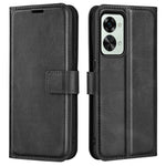 For OnePlus Nord 2T 5G Square Magnetic Clasp Wear-resistant Case Anti-drop PU Leather Stand Flip Wallet Cover