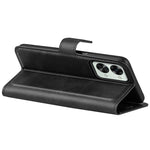 For OnePlus Nord 2T 5G Square Magnetic Clasp Wear-resistant Case Anti-drop PU Leather Stand Flip Wallet Cover