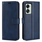 For OnePlus Nord 2T 5G Square Magnetic Clasp Wear-resistant Case Anti-drop PU Leather Stand Flip Wallet Cover