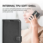 Litchi Texture Case for OnePlus Nord 2T 5G, Scratch-resistant Anti-drop Stand PU Leather Wallet Protective Phone Cover