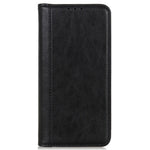 OnePlus Nord 2T 5G Litchi Texture Split Leather Cover Stativ Dold Magnetisk Adsorption Stötsäkert Flip Plånboksfodral
